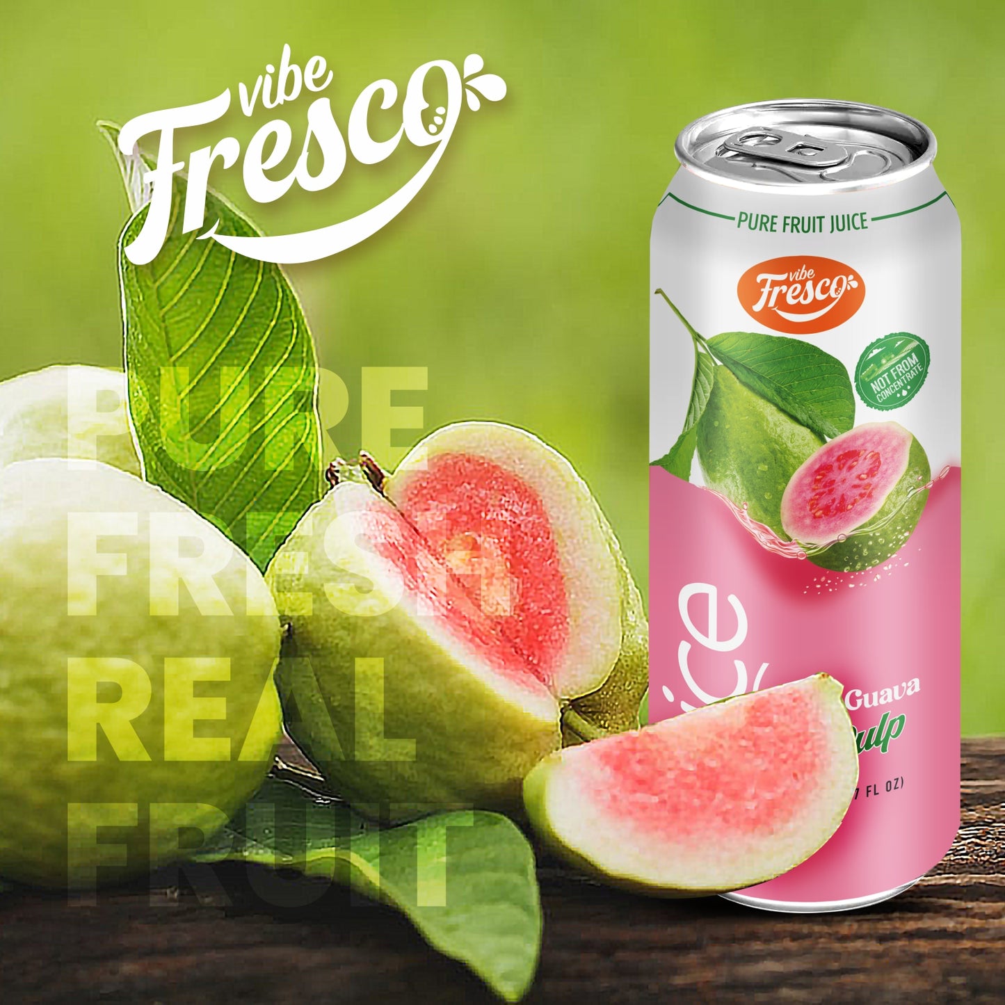 Guava Juice Drink Can Hawaiian Sun Drink Guava Nectar (Pack Of